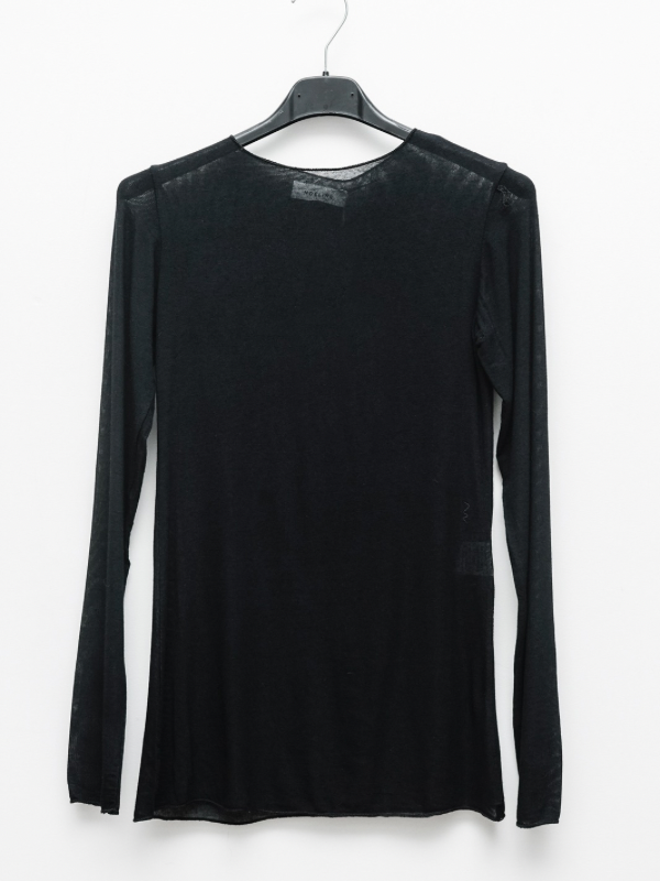 Top en cachemire col rond