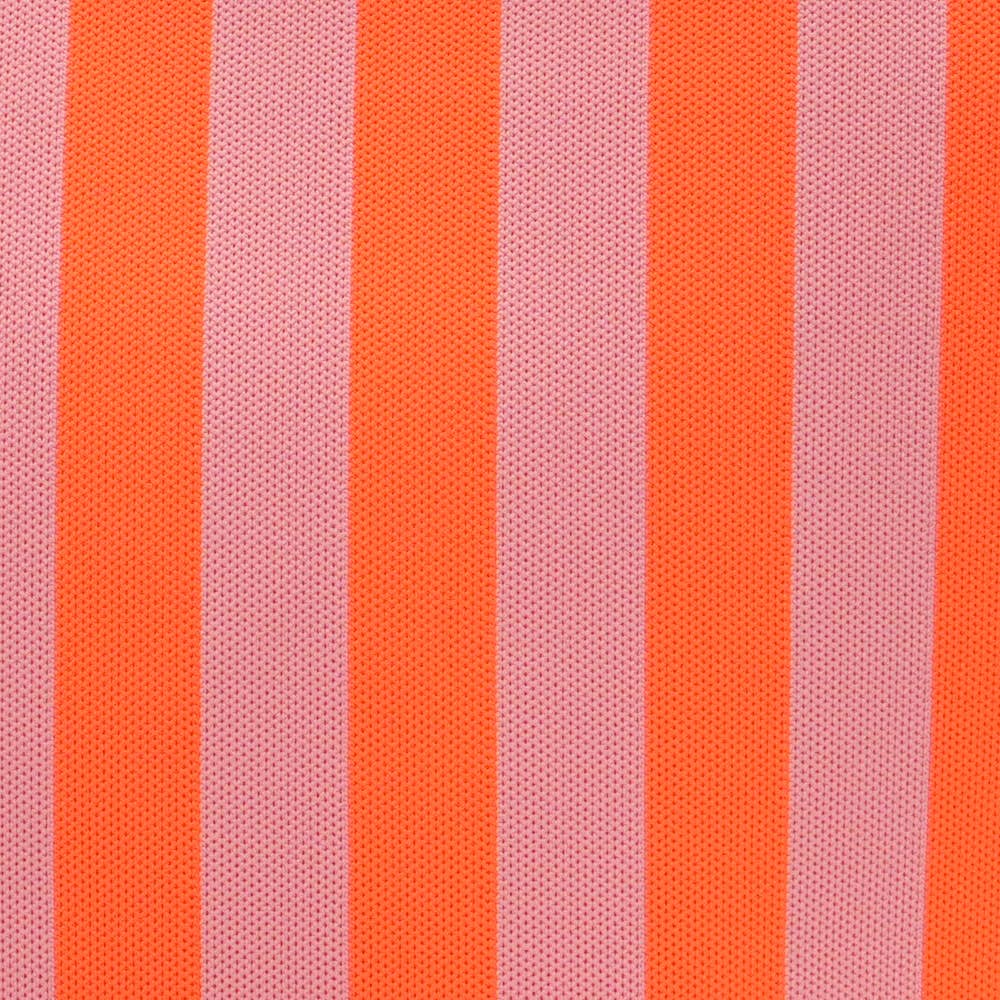 Sac Cabas Rayé Orange et Corail