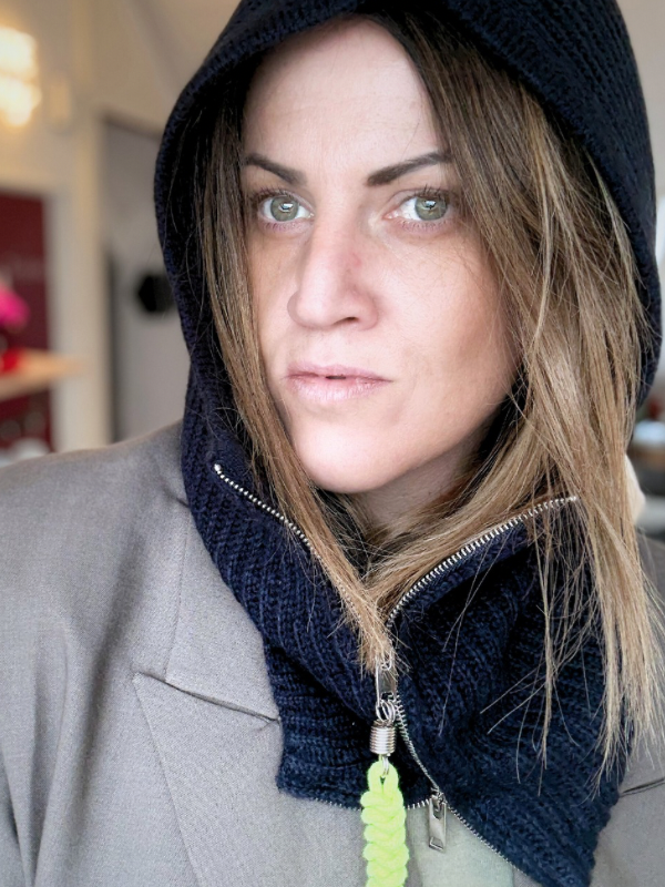 Cagoule avec fermeture éclair