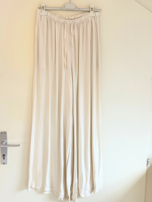Pantalon fluide - viscose et soie