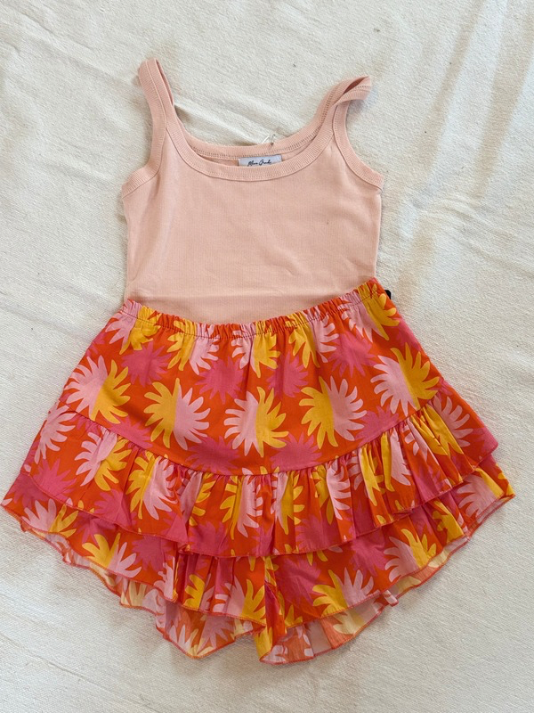 Short jupe -Gaz de coton