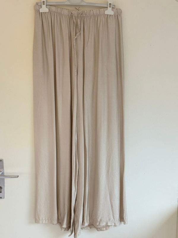 Pantalon fluide - viscose et soie
