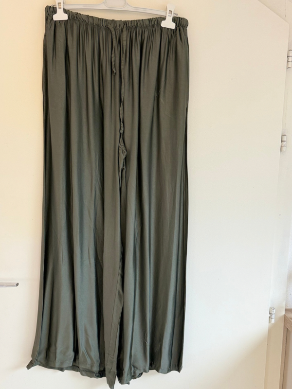Pantalon fluide - viscose et soie