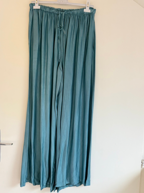 Pantalon fluide - viscose et soie