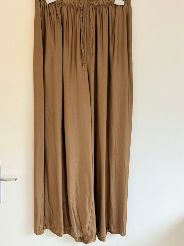 Pantalon fluide - viscose et soie