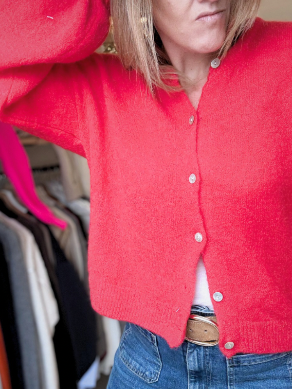 Gilet en alpaga super fine