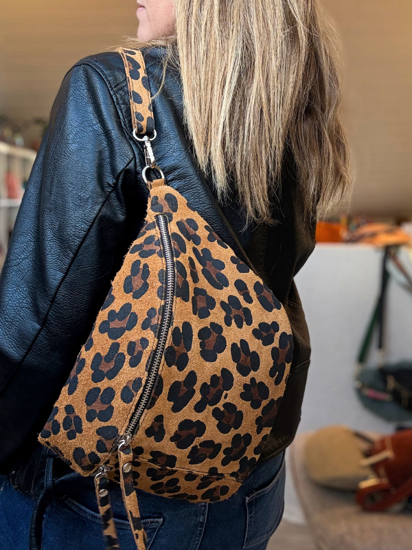 Banane en cuir taille XL