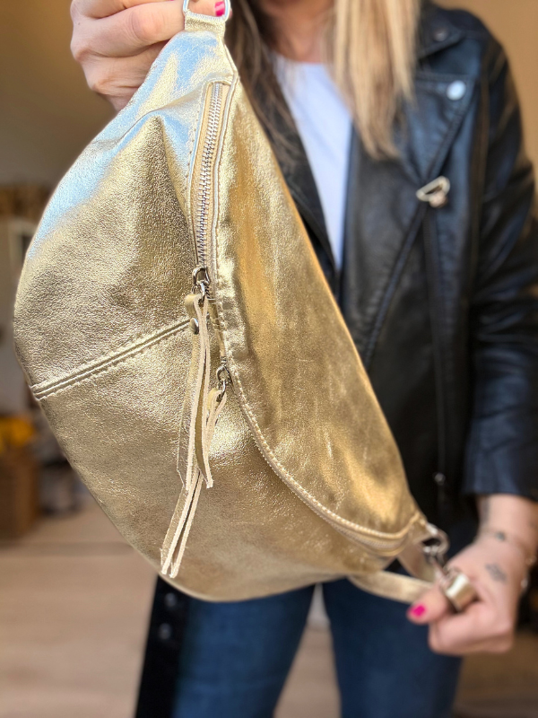 Banane en cuir taille XL