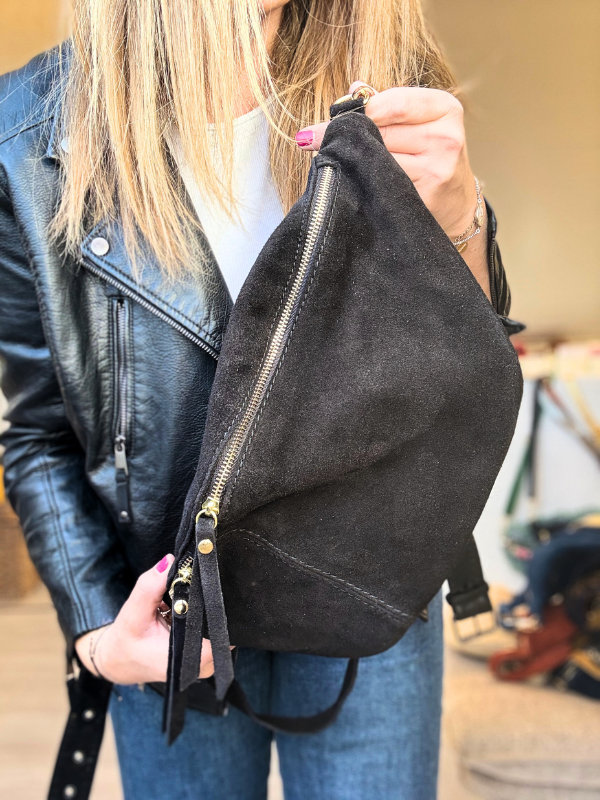 Banane en cuir taille XL