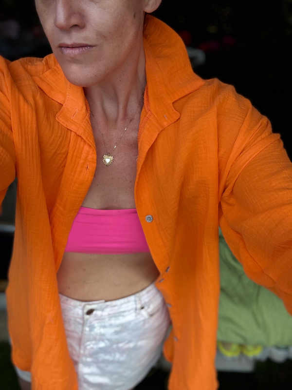 Chemise ample - Gaz de coton