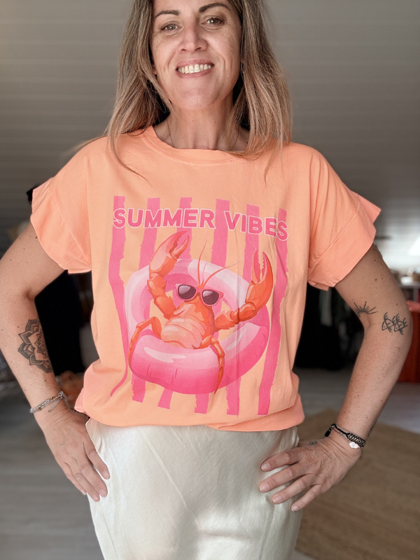 T-Shirt SUMMER VIBE FLUO