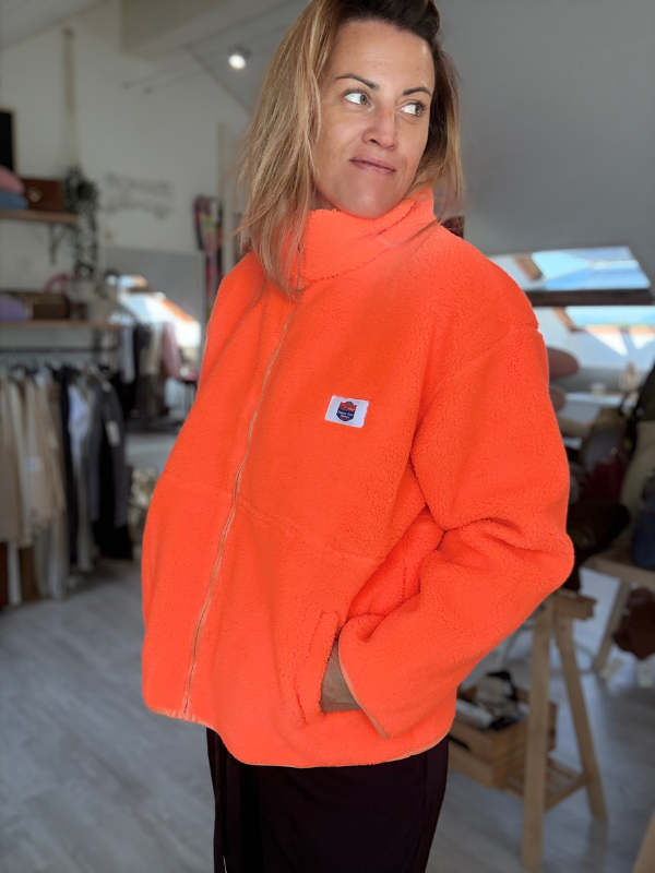 Veste Polaire courte - col haut - Moumoute