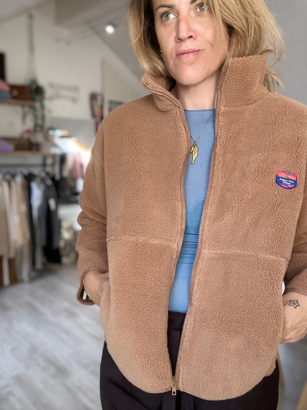 Veste Polaire courte - col haut - Moumoute