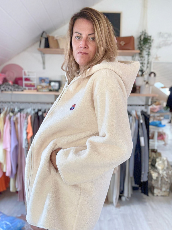 Veste Polaire longue - Capuche