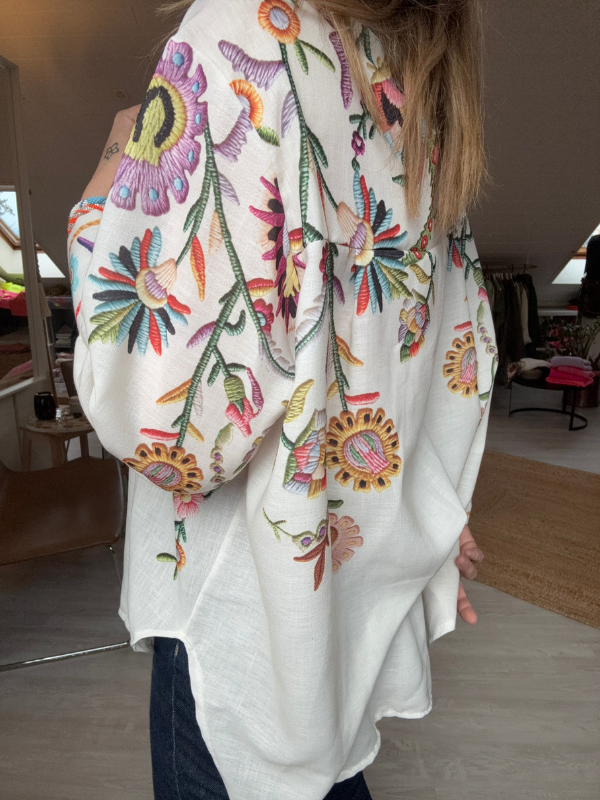 Chemise imprimé fleurs TU