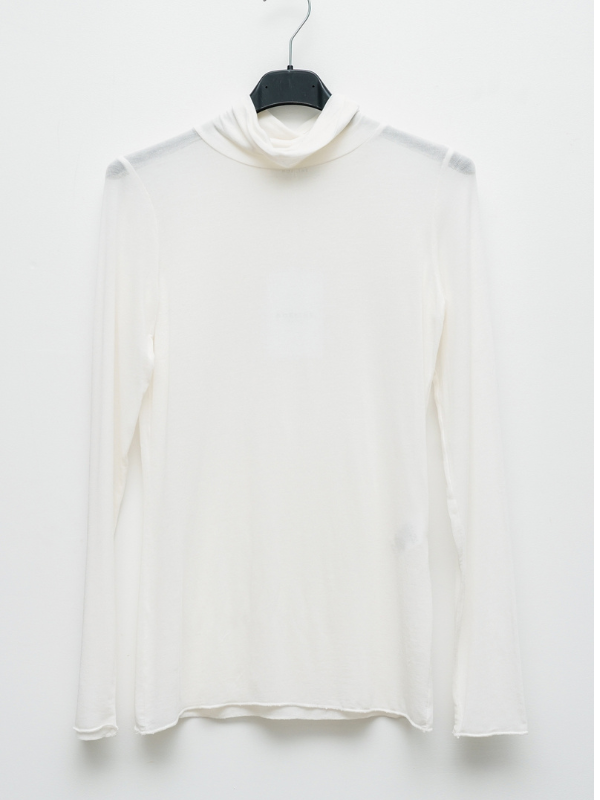 Top en cachemire col montant