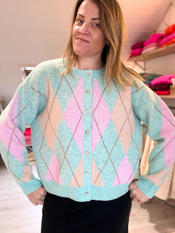 Gilet motif burlington