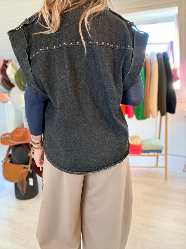 Veste en Jeans sans manches TU