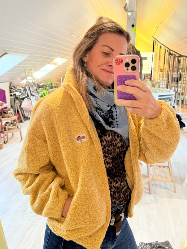 Veste polaire courte - Manches et taille élastique