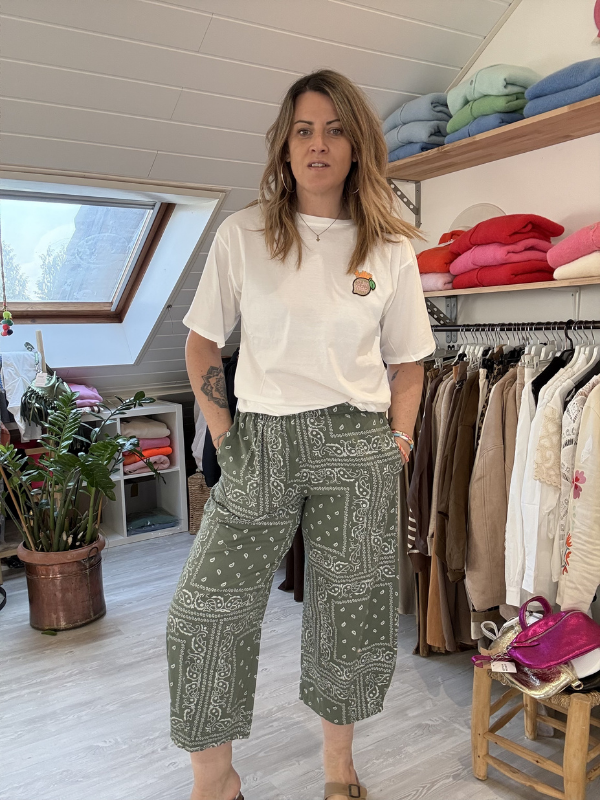 Pantalon imprimés Bandana