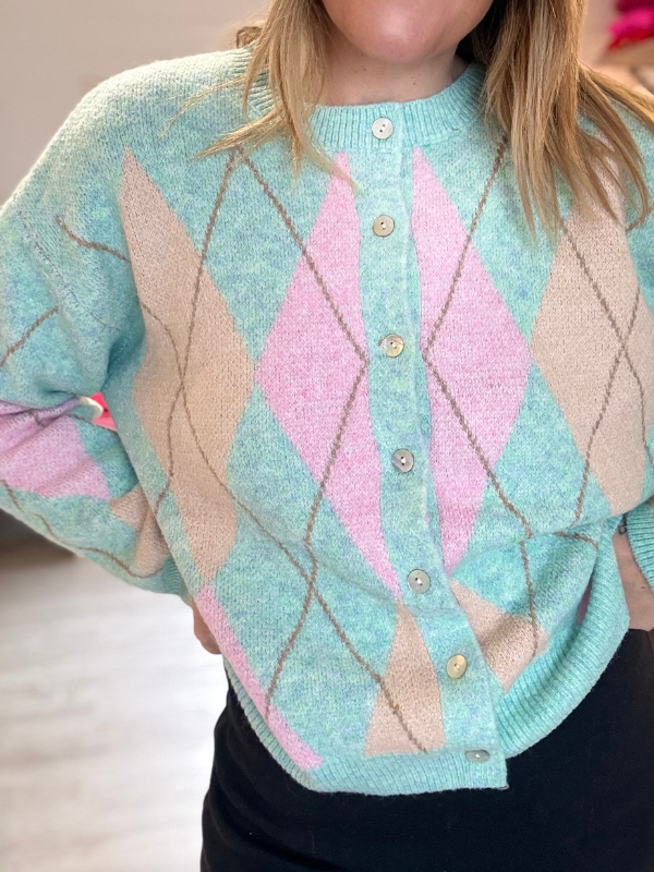 Gilet motif burlington