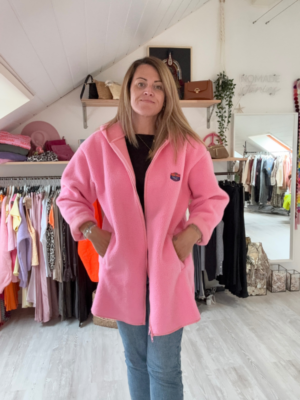 Veste Polaire longue - Capuche