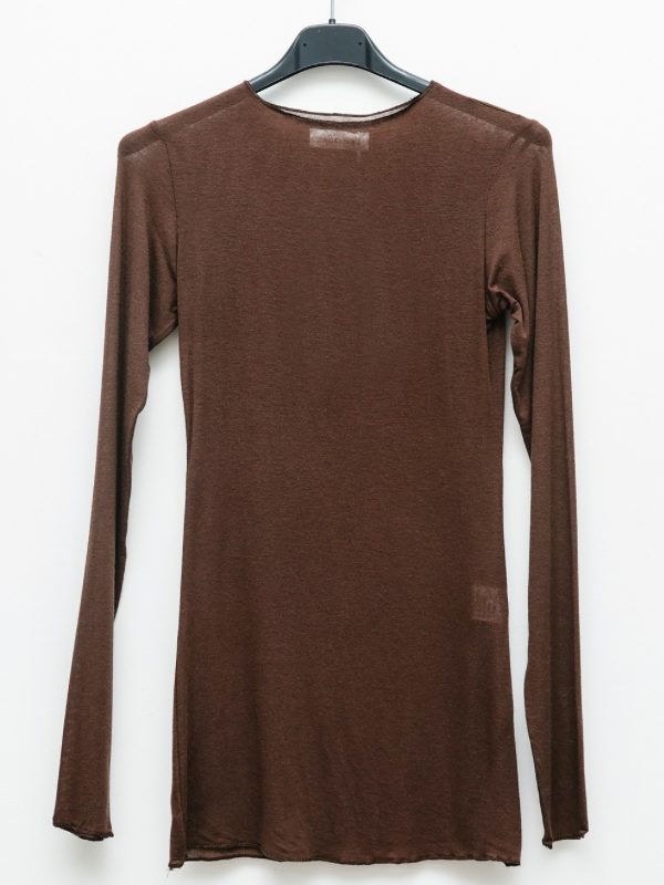 Top en cachemire col rond