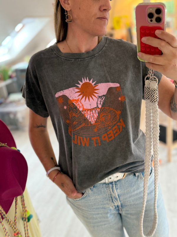 T-shirt gris KEEP IT WILD