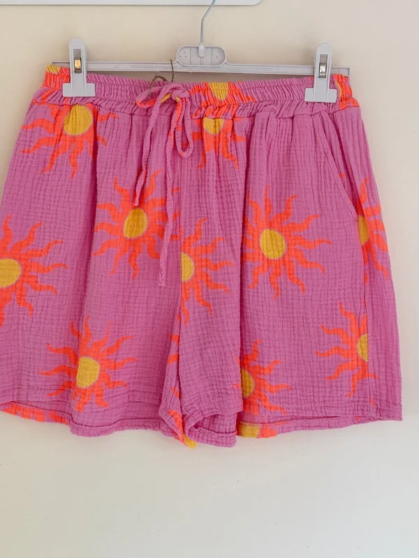 Short soleil orange - Gaz de Coton
