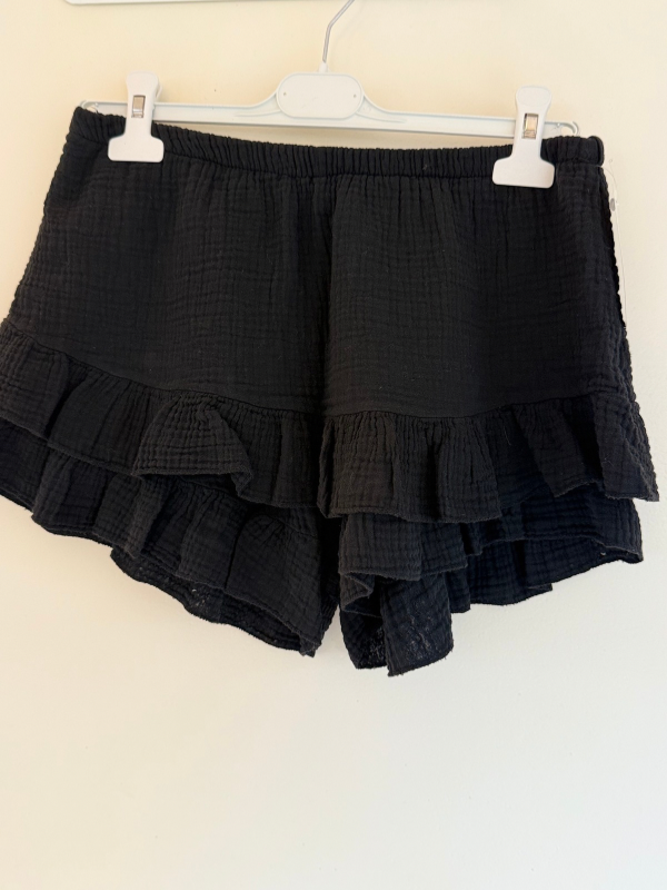 Short jupe -Gaz de coton
