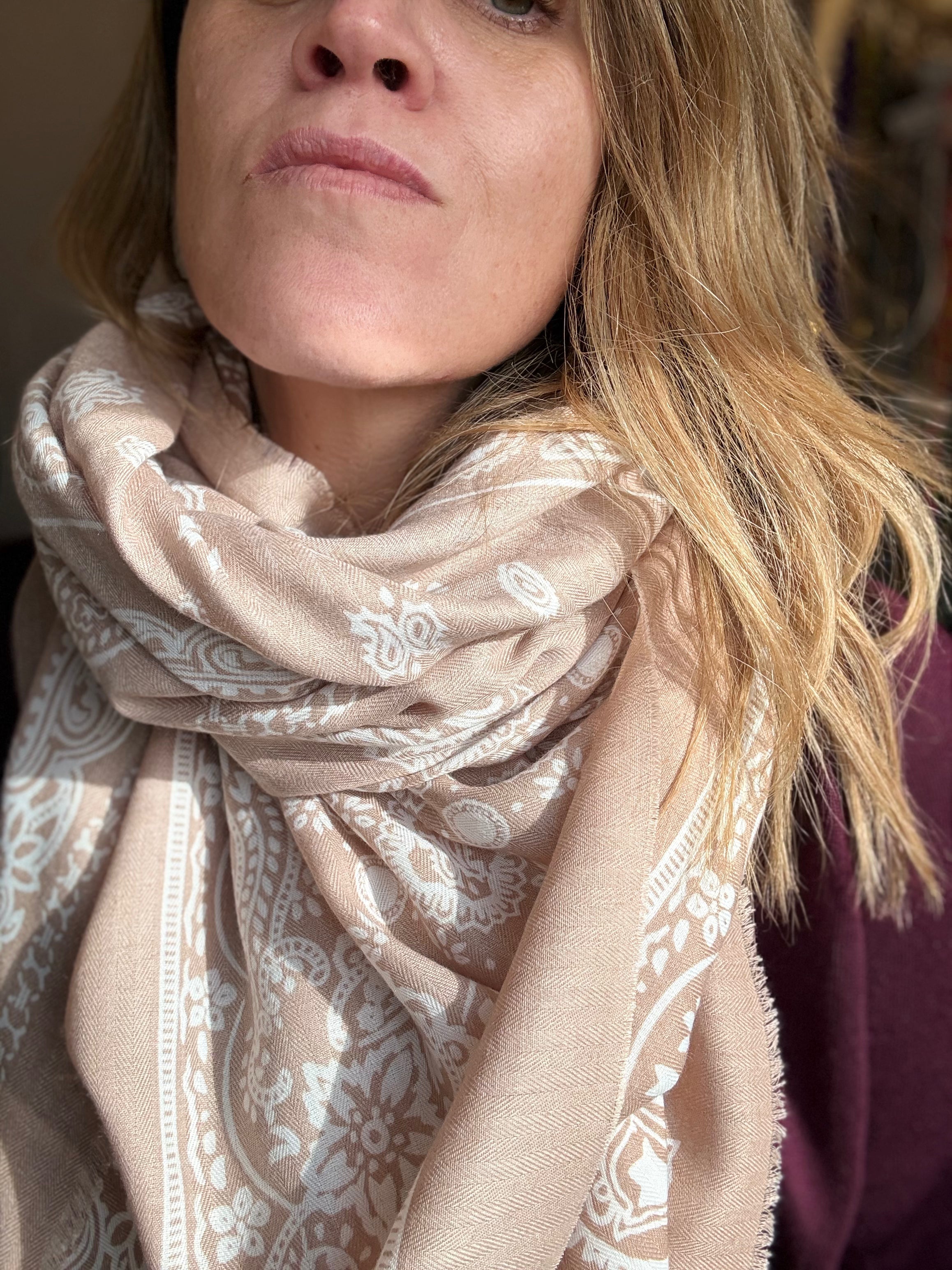 Foulard à motif Bandana 140cmX140cm