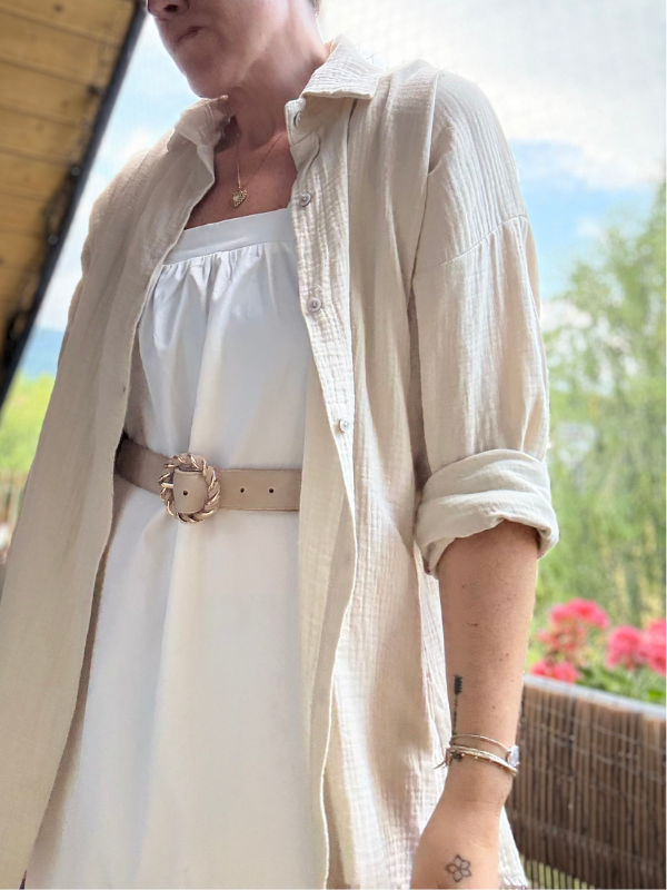 Chemise ample - Gaz de coton