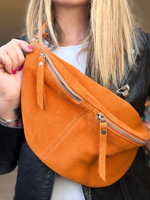 Banane en cuir taille XL