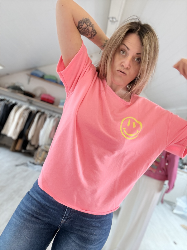 T-Shirt matière sweat fin