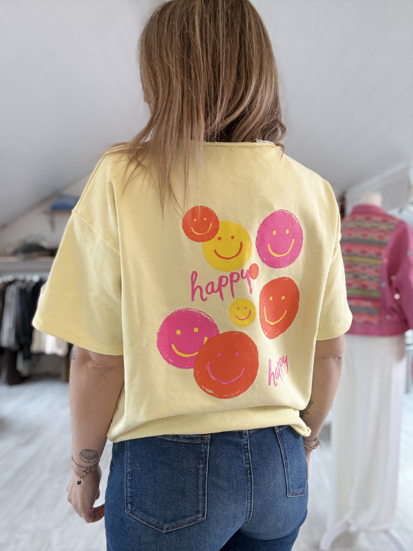 T-Shirt matière sweat fin
