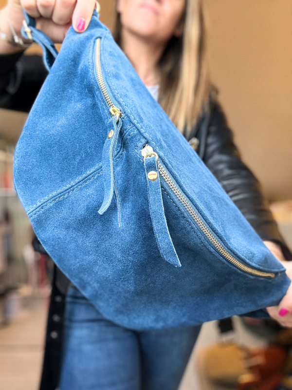 Banane en cuir taille XL