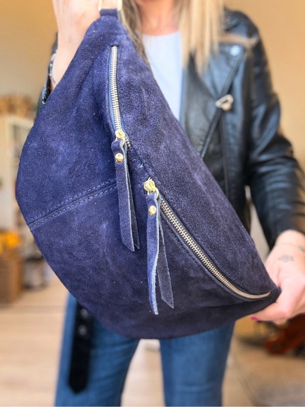 Banane en cuir taille XL