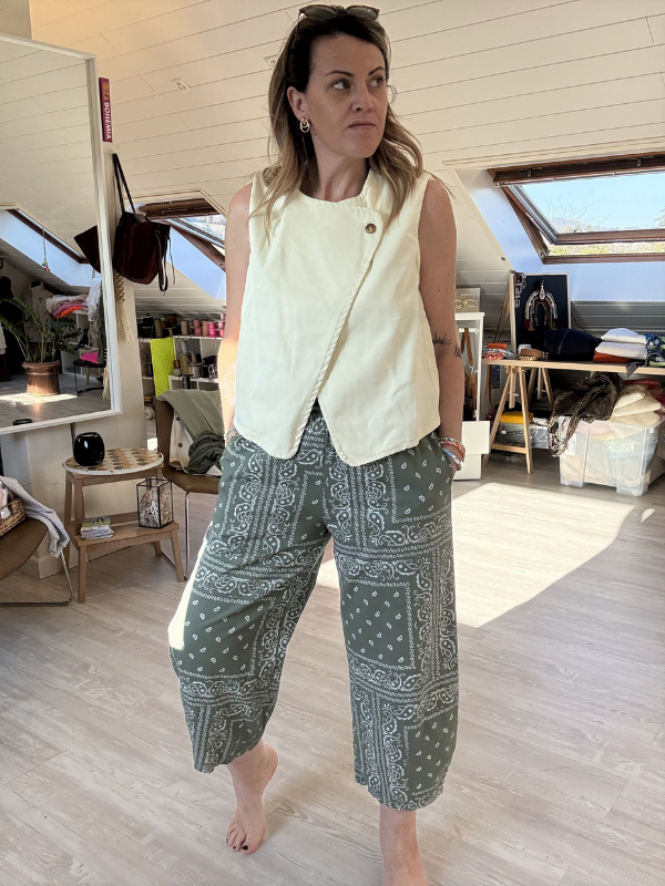 Pantalon imprimés Bandana