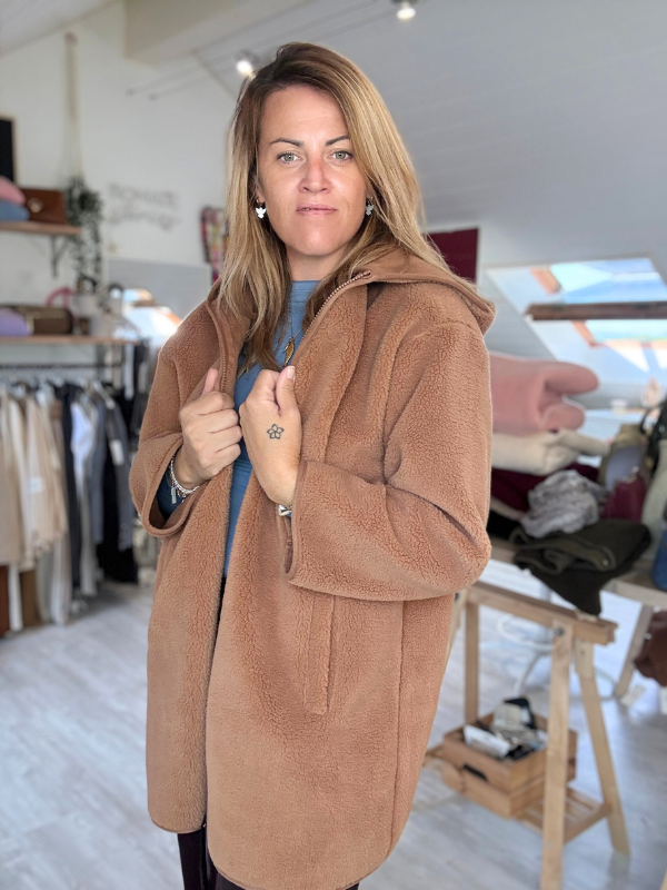 Veste Polaire longue - Capuche