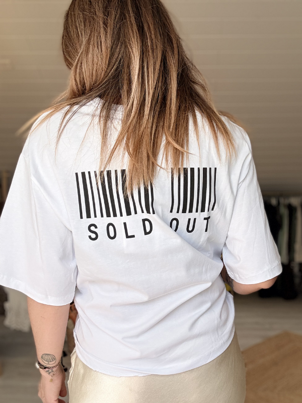 T-Shirt Blanc Sold Out