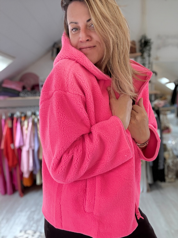 Veste Polaire courte - Capuche