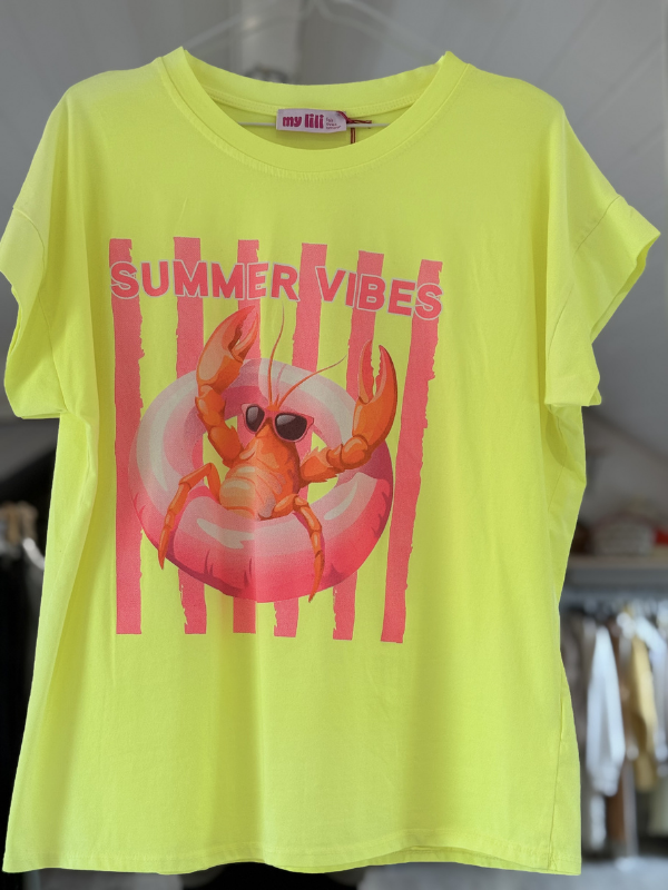 T-Shirt SUMMER VIBE FLUO