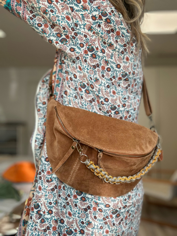 Banane en cuir taille XL