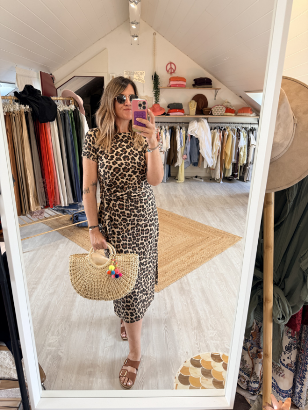 Robe longue &noeud de côté