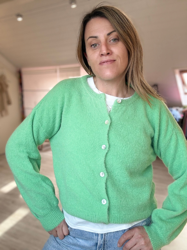 Gilet en alpaga super fine