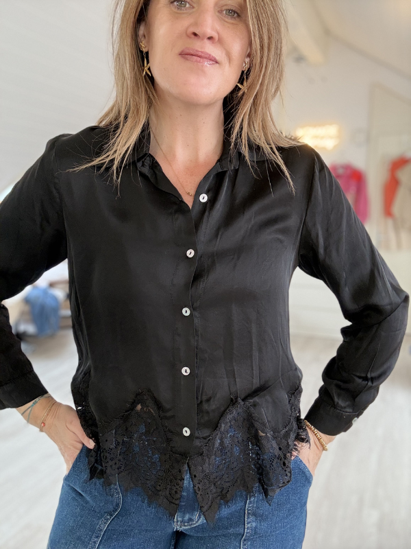 Chemise Viscose avec dentelle