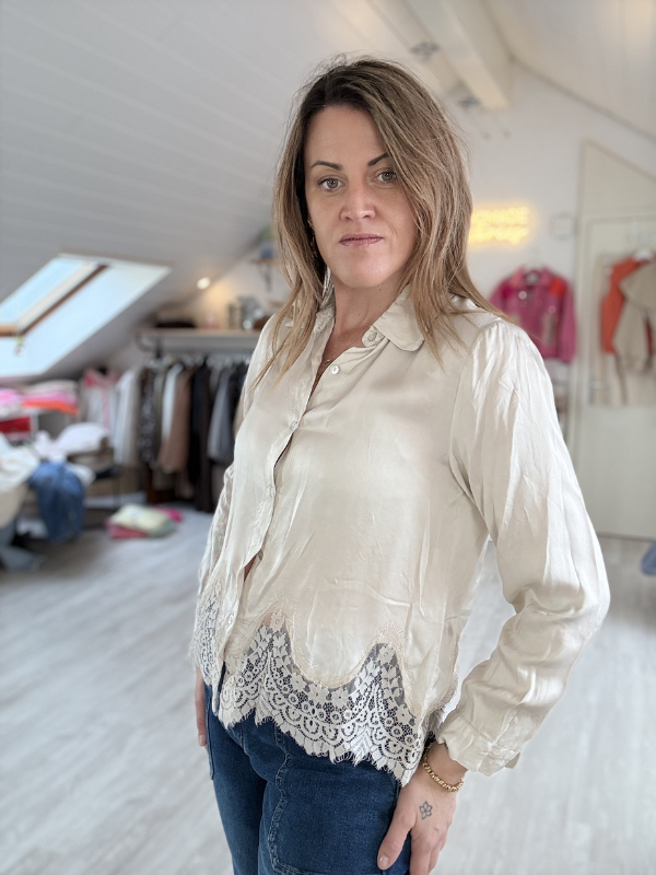 Chemise Viscose avec dentelle