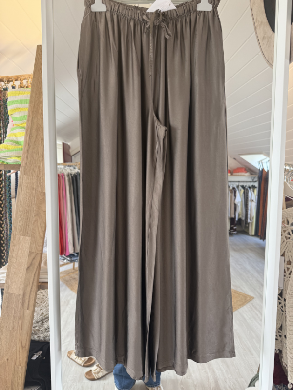 Pantalon fluide - viscose et soie