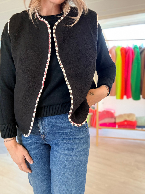 Gilet sans manches réversible