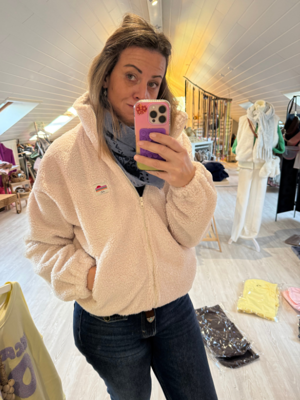 Veste polaire courte - Manches et taille élastique